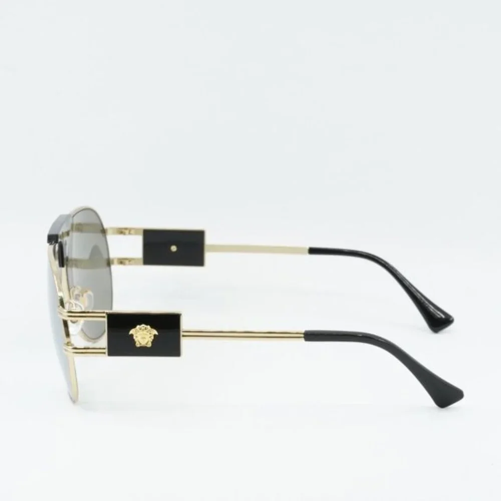 NEW VERSACE GOLD MIRROR SUNGLASSES